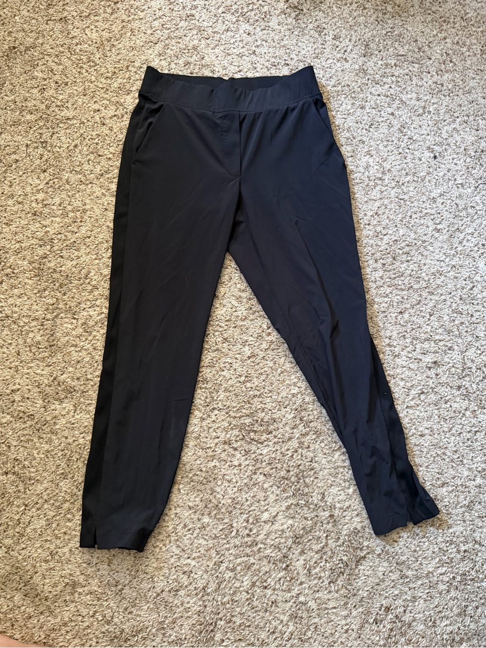 Athleta Black Pull-On Track Joggers